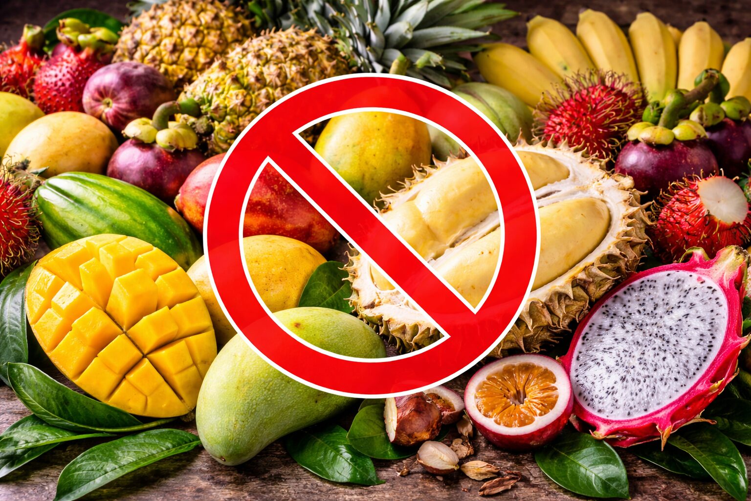 タイのフルーツ（マンゴー・ドリアンなど）