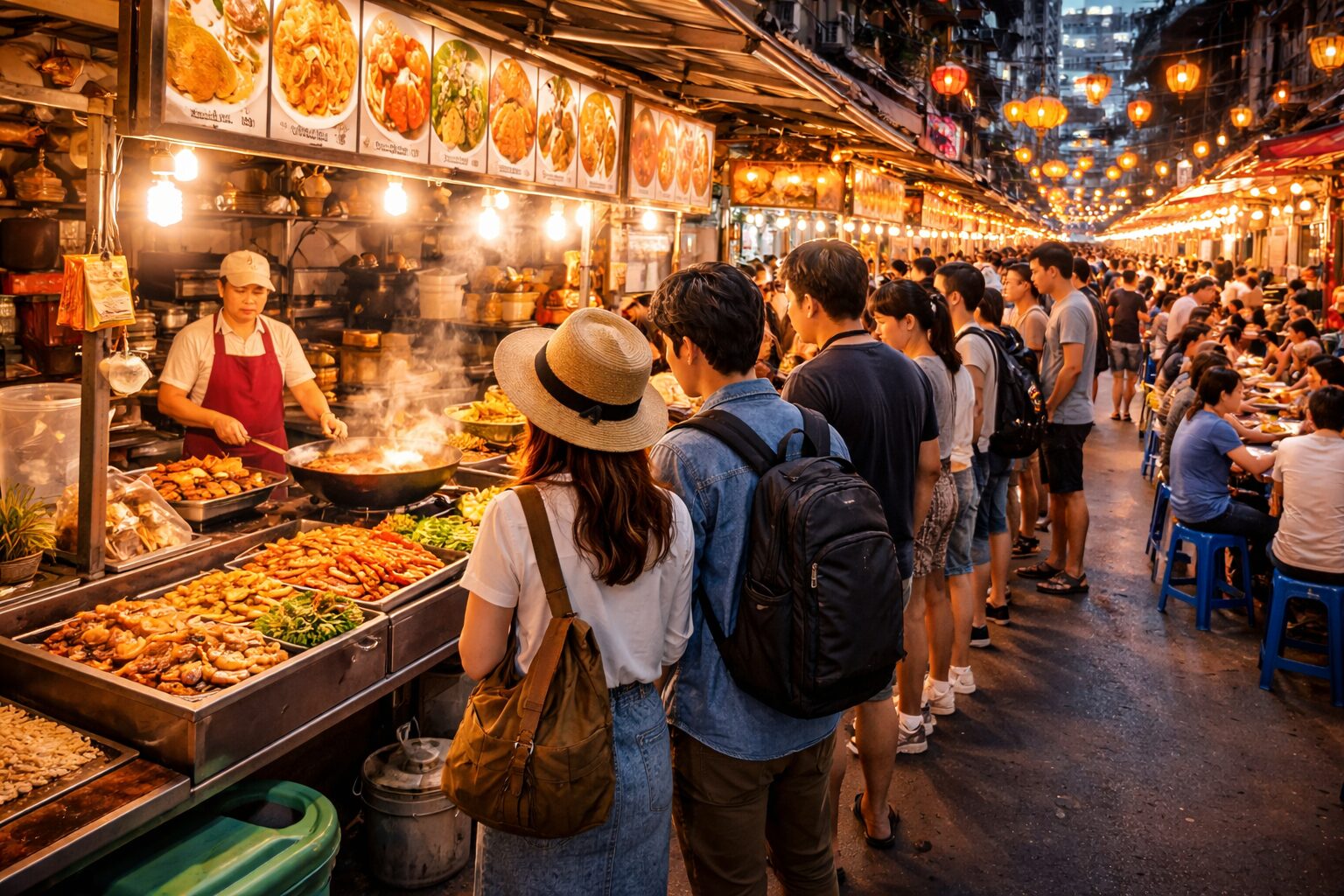 バンコク屋台の全景