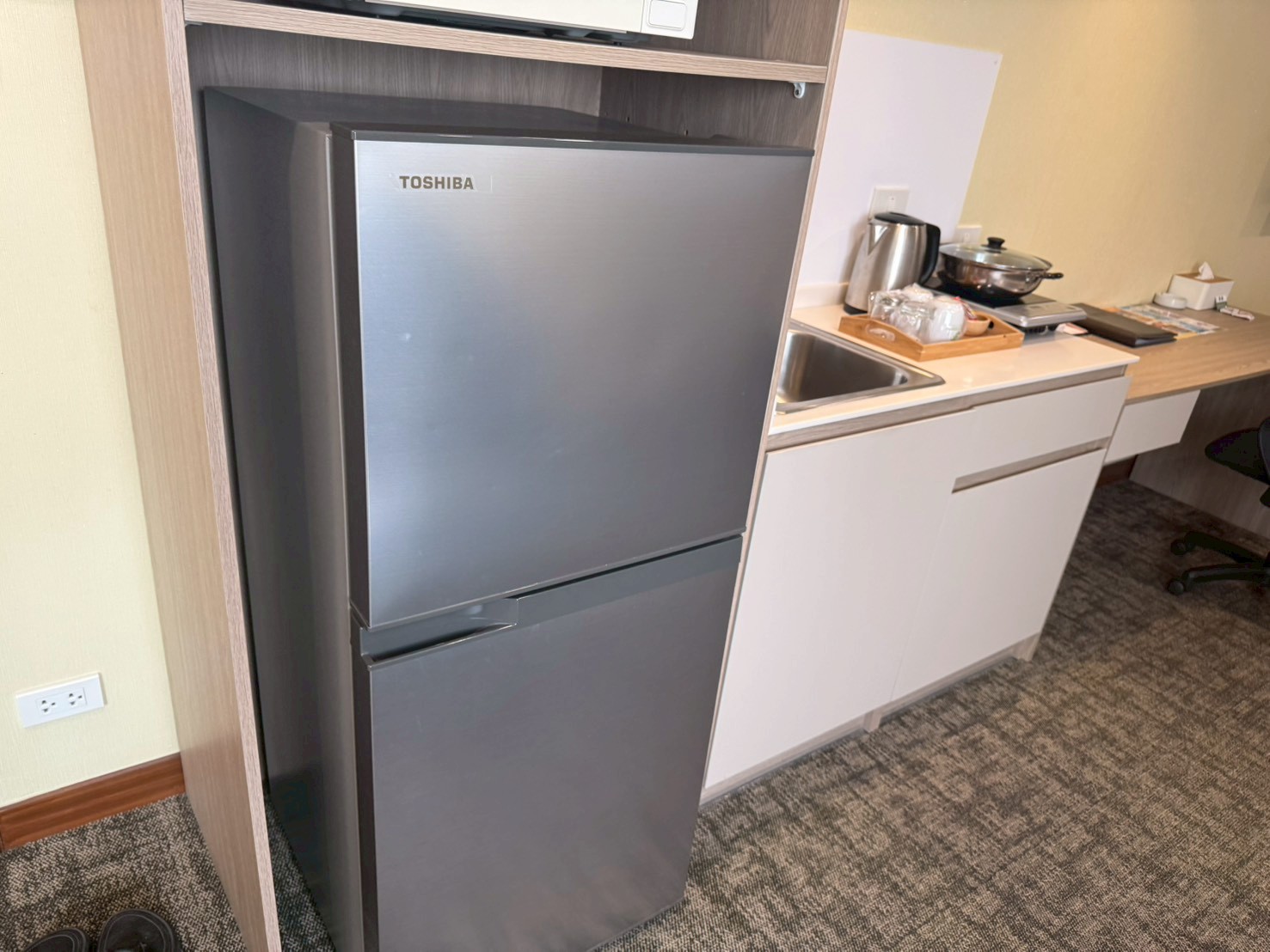 呉竹荘シラチャ 冷蔵庫エリア