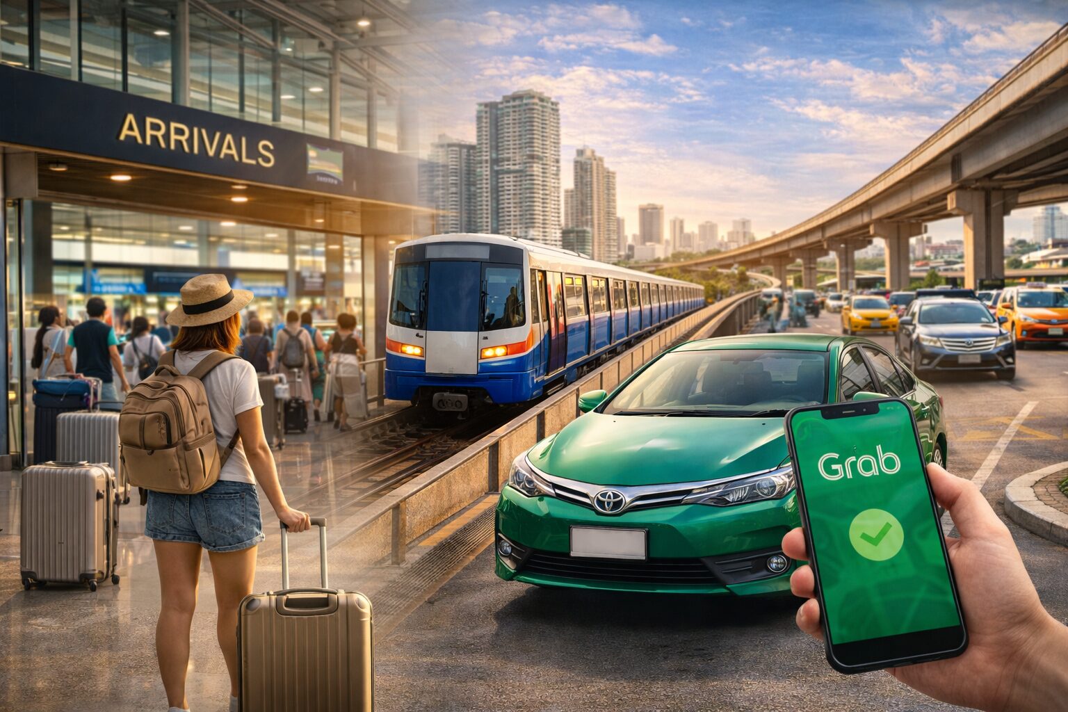 空港と市内移動