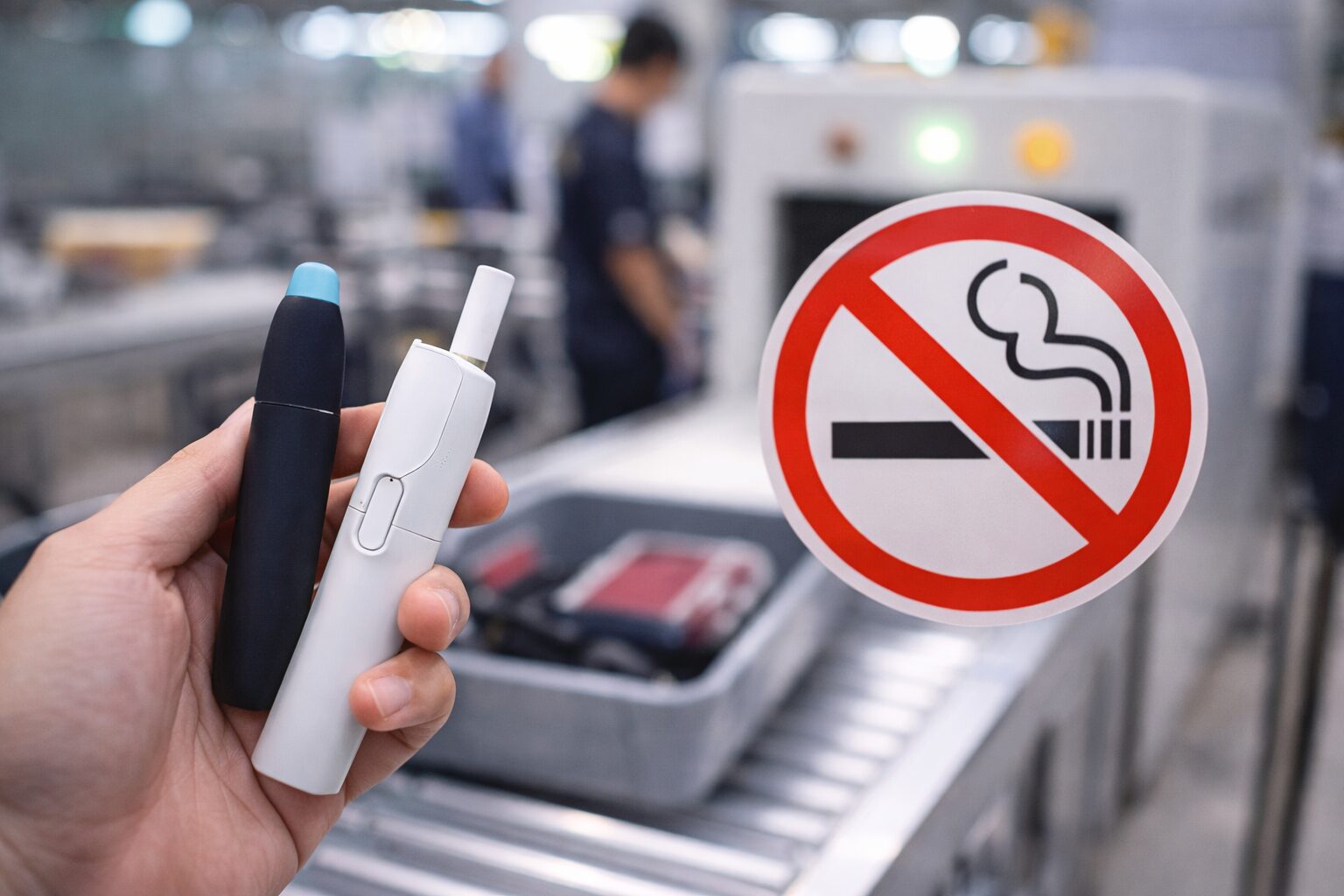 電子タバコ禁止の写真