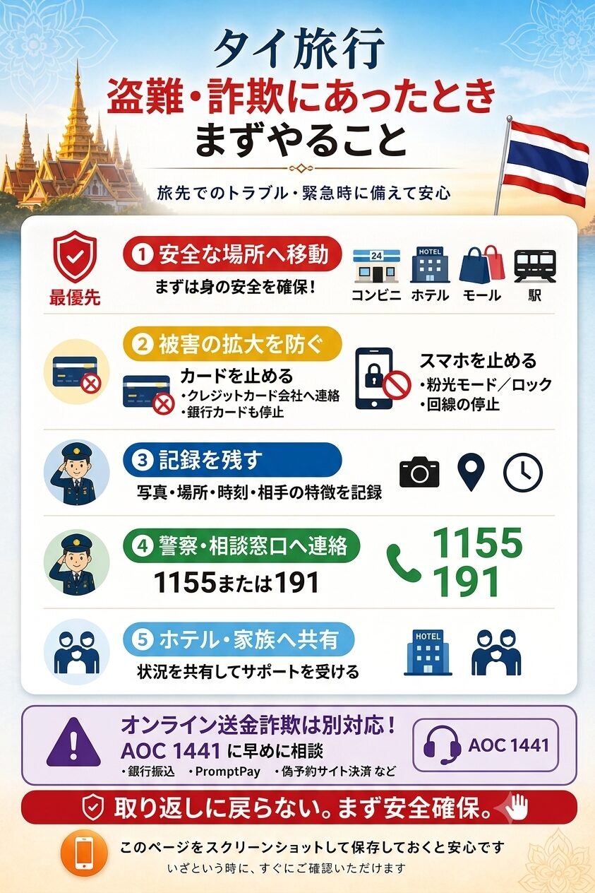 盗難・詐欺にあったときまずやること