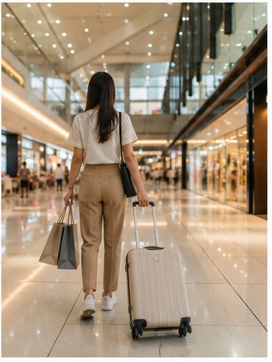 帰国前の買い物イメージ